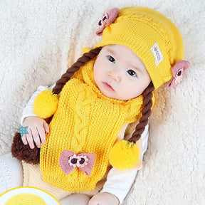 Baby warm knitted hat