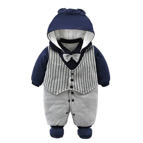 Winter warm baby onesie