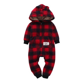 Baby Polar Fleece Long-Sleeved One-Piece Romper Romper