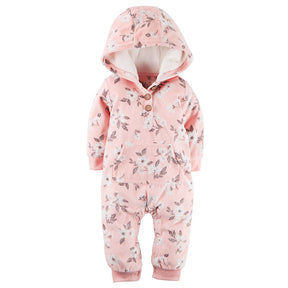 Baby Polar Fleece Long-Sleeved One-Piece Romper Romper