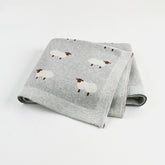 Baby sheepskin blanket baby windproof cover