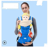 Baby sling waist stool front holding multi-function baby child seat stool four seasons universal babies artifact before and after dual-use