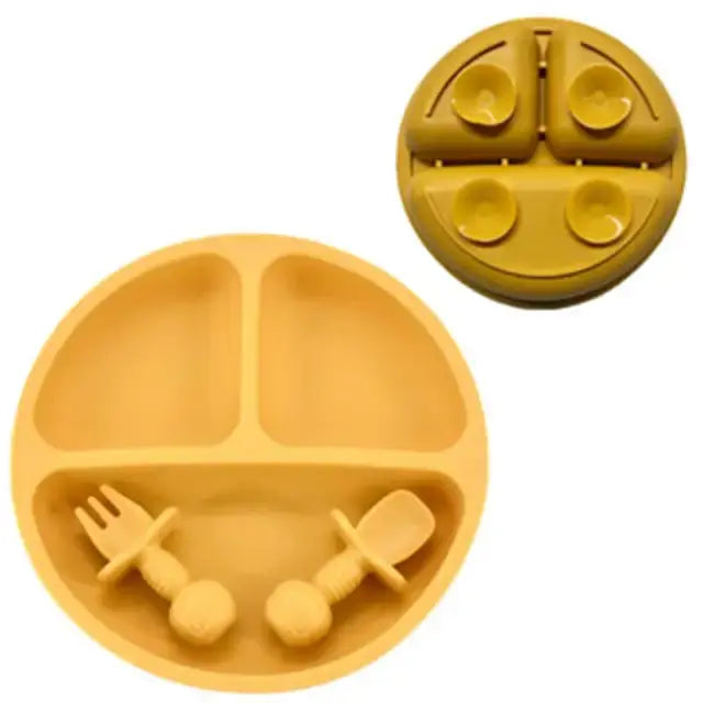 Baby Silicone Plate Set